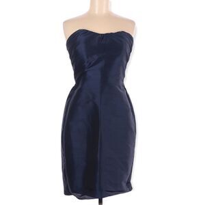 Jim Hjelm Occasions Blue Strapless Dress Size 12